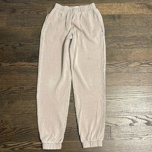 Beige Joggers in S-XS